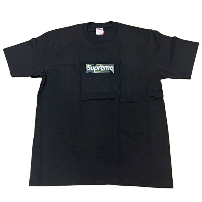 Camiseta con el logo de la caja Supreme 2023FW / Camiseta con el logo de la caja negra / negra genuina nueva y usada [usada]