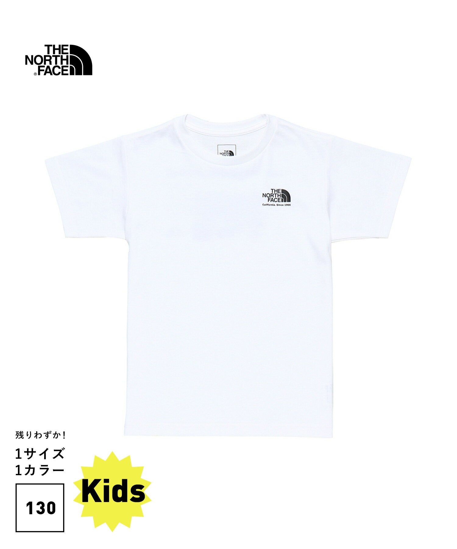 【last! White 130cm: THE NORTH FACE S/S Historical Logo Tee (NTJ32356) [North Face Short Sleeve Historical Logo T-Shirt] Domestic Genuine Kids Tops Short Sleeve Casual Children's Clothing 23SS Spring/Summer