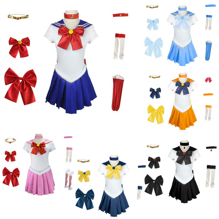 Free shipping for women Halloween cosplay costume for women anime cosplay Sailor Moon style Tsukino Rabbit costume for adults stage Christmas cosplay Sailor uniform costume event performance stage uniform �