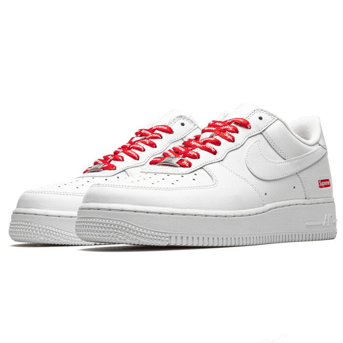 [Returns, Size Exchange OK] Genuine Supreme NIKE AIR FORCE 1 LOW WHITE / BLACK Supreme Air Force 1 LOW White Black CU9225-100 CU9225-001