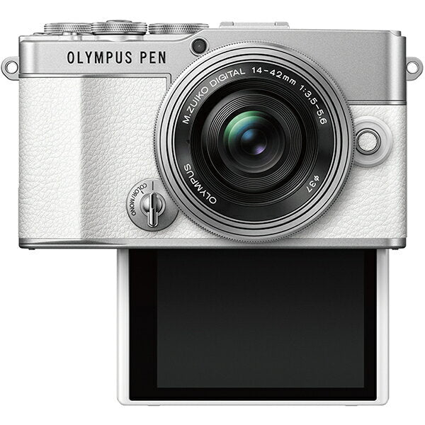 [10-year warranty included] [Olympus] PEN E-P7 14-42mm EZ Lens Kit White