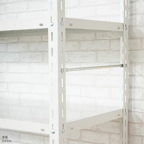 [Free shipping for private homes] Lightweight side pipes for 450mm depth, set of 2 Uniqlo [Challenge the lowest price on steel racks on Rakuten! 】 [Steel shelf, steel rack, commercial storage shelf, storage rack]