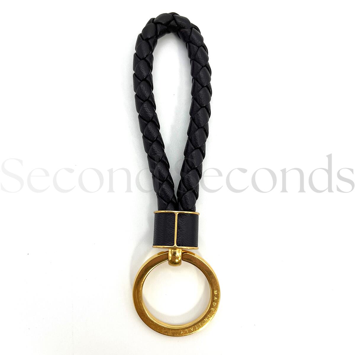 Bottega Veneta Keyring Leather Intrecciato 651820 V0HW1 8849 BOTTEGA VENETA Keychain [New] [Genuine] [Free Shipping] [Gift] [Gift Wrapping]