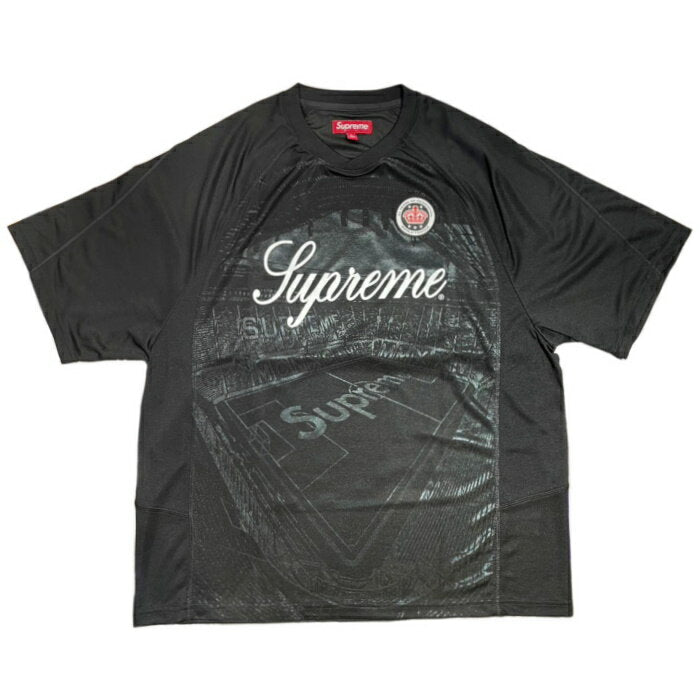 Supreme 2024SS / Jacquard Soccer Jersey / Jacquard Soccer Jersey Black / Black Genuine New and Used Item [Used]