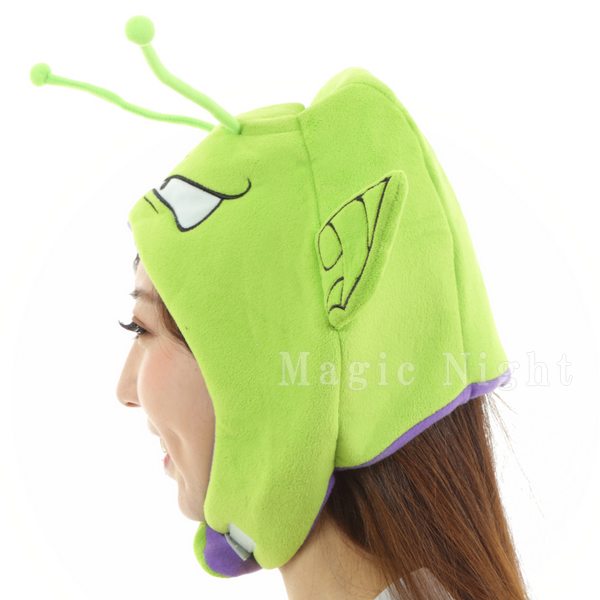 Piccolo Makigurumi Cap [Piccolo Daimaou Namek Alien Headwear Hat Plush Animal Halloween Costume Cosplay Disguise Anime Character Goods Dragon Ball] Small Delivery Delivery Non-standard