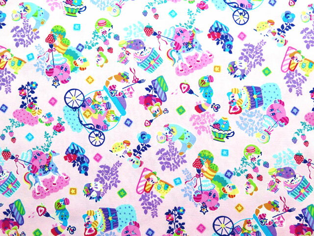 Character Fabric Cut Cloth Kirby Star #5 100cm x Approx. 110cm [Oxford/100% cotton] New pattern for admission to kindergarten in 2023, reprinted with the collaboration pattern of the popular Horaguchi Kayo Nintendo's SWITCH game