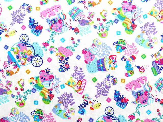 Character Fabric Cut Cloth Kirby Star #5 100cm x Approx. 110cm [Oxford/100% cotton] New pattern for admission to kindergarten in 2023, reprinted with the collaboration pattern of the popular Horaguchi Kayo Nintendo's SWITCH game