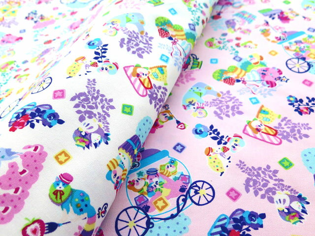 Character Fabric Cut Cloth Kirby Star #5 100cm x Approx. 110cm [Oxford/100% cotton] New pattern for admission to kindergarten in 2023, reprinted with the collaboration pattern of the popular Horaguchi Kayo Nintendo's SWITCH game