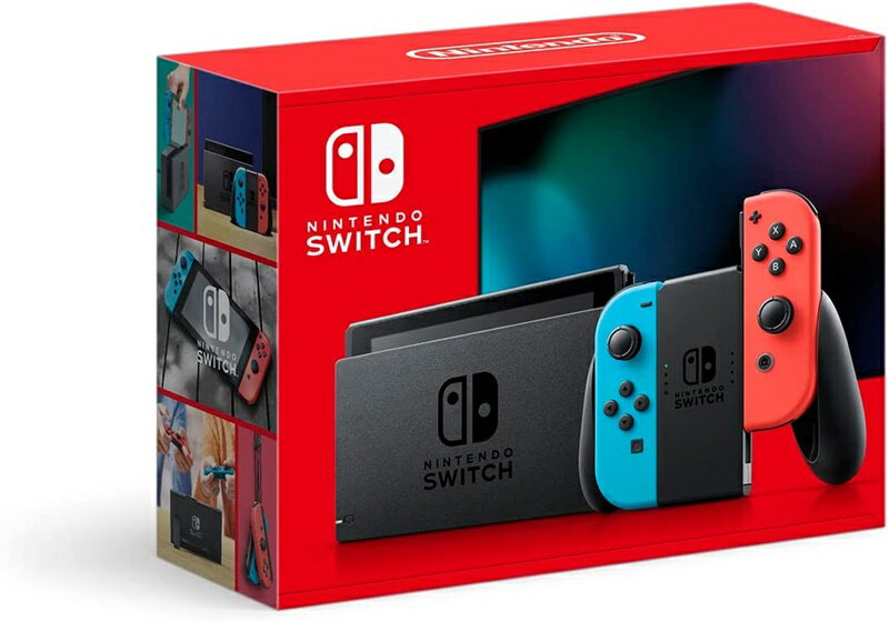 [Unused] Nintendo Switch Joy-Con (L) Neon Blue/(R) Neon Red (New Package Version) "Nintendo Switch" [Kano Store]