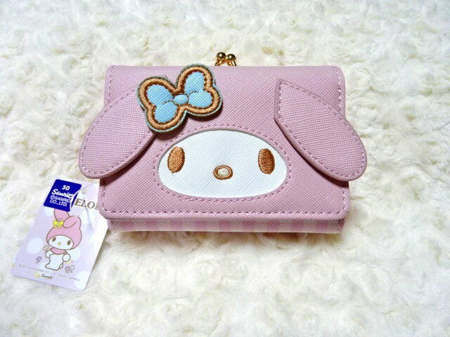 Sanrio My Melody Glamorous Face Mini Wallet 3-fold Wallet MK1-2MM Character Cute Gift Free Shipping Elementary School Adult Girl