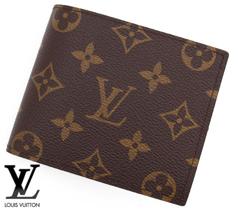 LOUIS VUITTON M62288 Monogram Bifold Wallet with Coin Purse Portefeuille Marco NM New Unisex [Free Shipping]