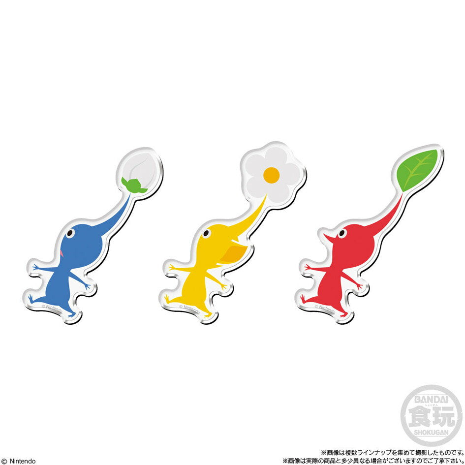 Bandai Pikumin Chara Magnets 14 individual items {Cannon Collection Goods Bulk Purchase Large Large Commercial Use }{Cannon Prize Toy Magnet Pikumin Pikumin Goods }[24E18]{Delivery Category D} Free Shipping (※Okinawa/�