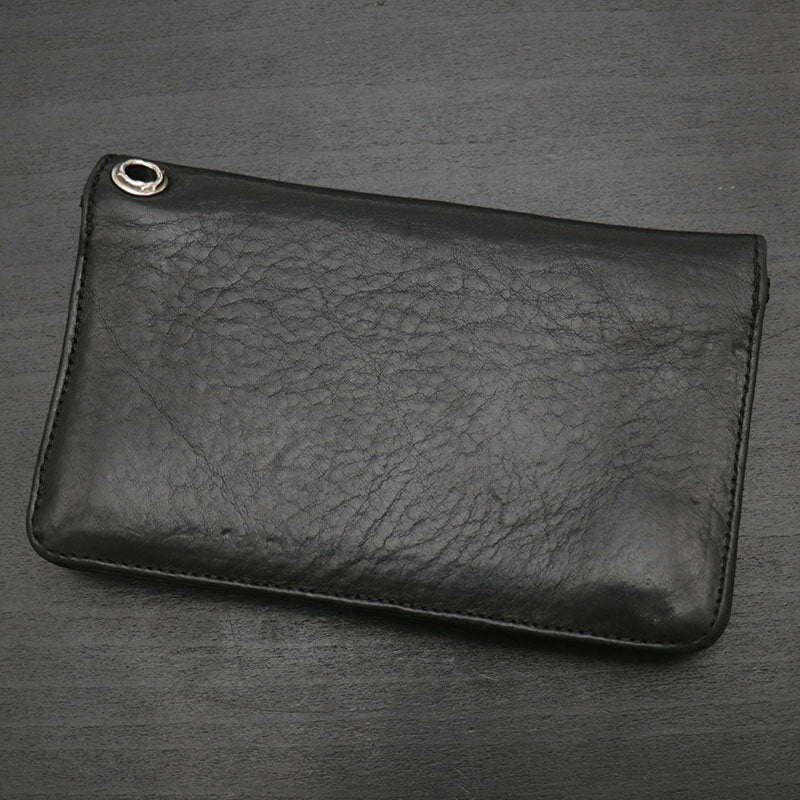 Chrome Hearts [CHROMEHEARTS] 1ZIP wallet/compact wallet/bifold wallet/cross button [used] 131884