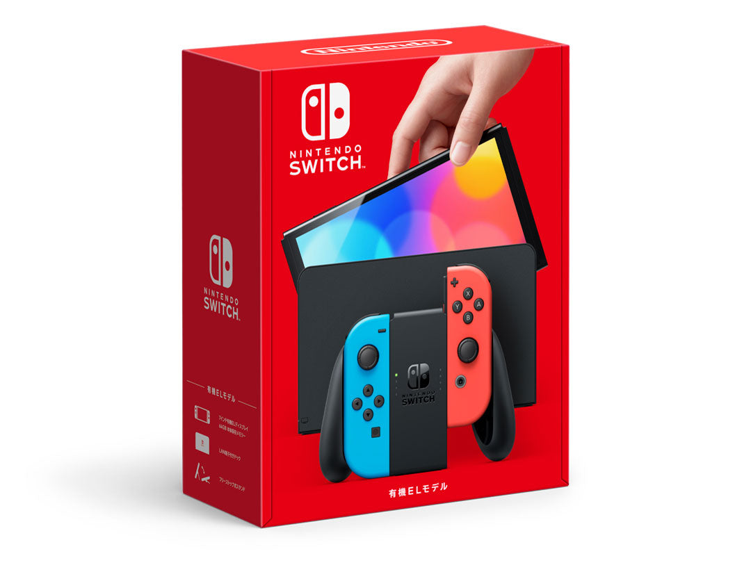 NINTENDO Game console (stationary type) Nintendo Switch (organic EL model) HEG-S-KABAA [Neon Blue/Neon Red]