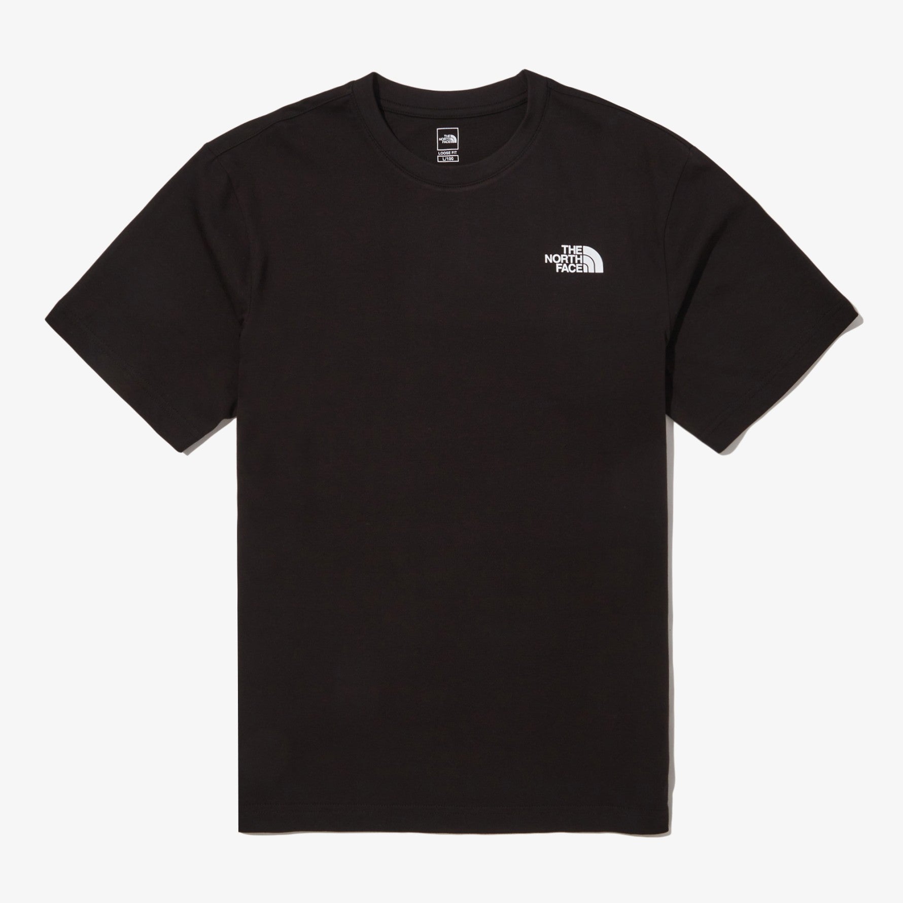 ★Envío gratuito★ [THE NORTH FACE] NT7UN56 CAMISETA DE ALGODÓN NSE BOX LOGO SSR Camiseta The North Face Box Logo Manga corta Logo redondo Casual Hombres Mujeres Para Hombres