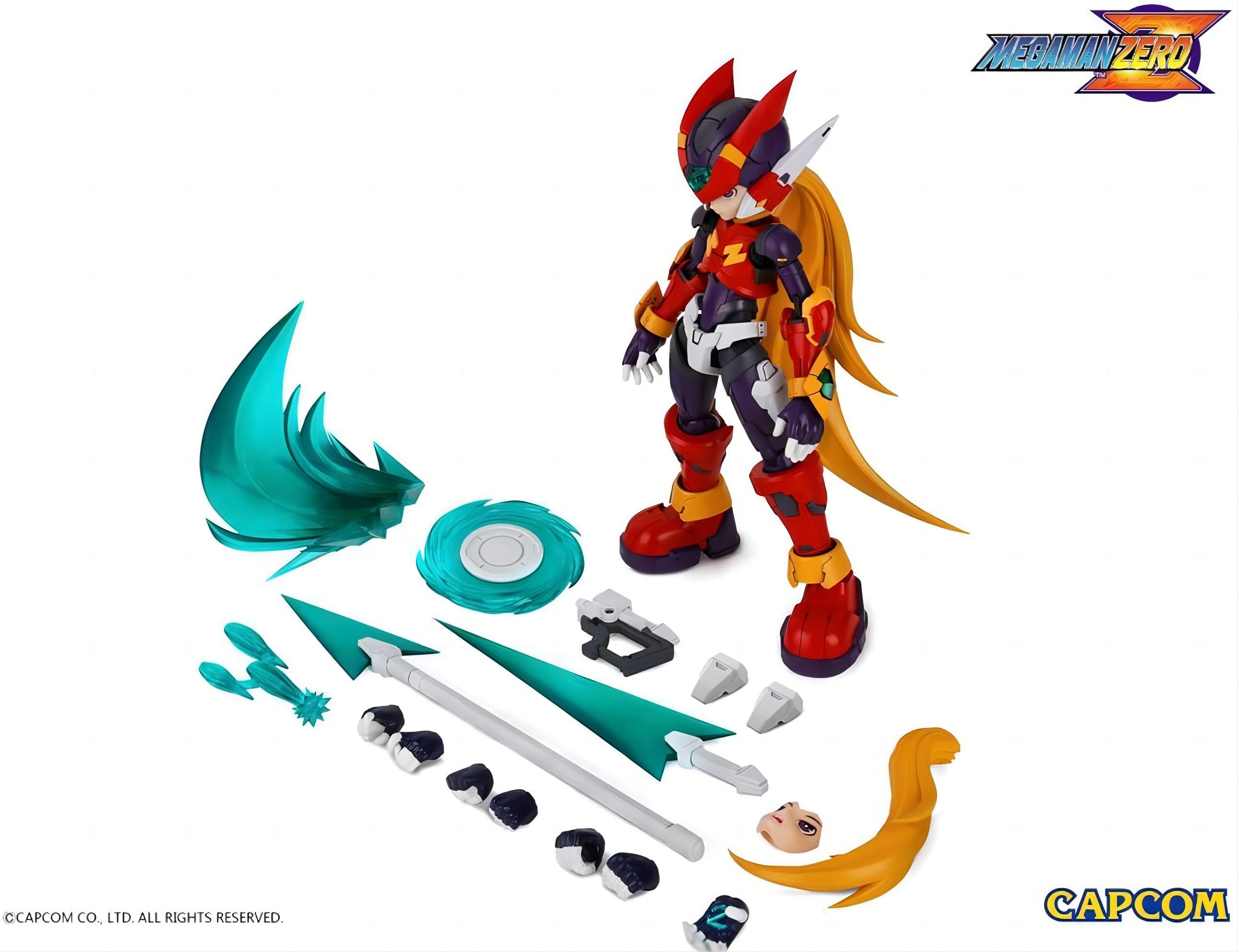 Mimodo & CAPCOM 1/12 Anime Game Characters Rockman Zero Movable Plastic Model Not Assembled