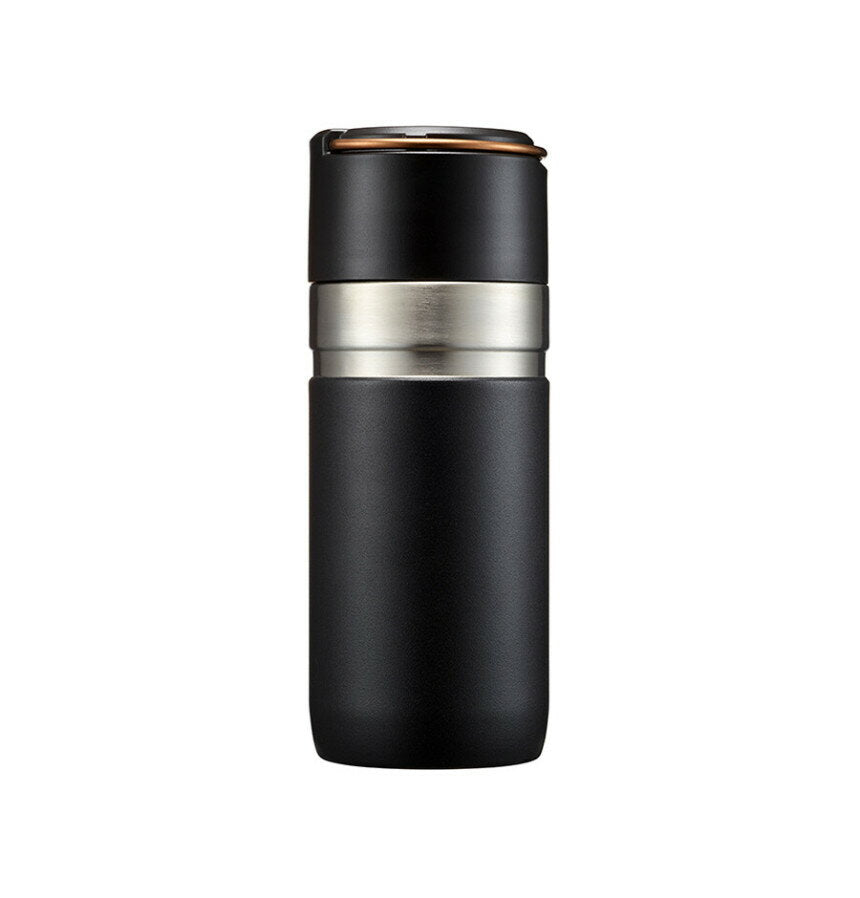 ★Free shipping★ [STARBUCKS] STARBUCKS SS Black & Gold STANLEY Tumbler 500ml bottle Thermal and cold bottle Water bottle Thermal and cold tumbler Portable stainless steel Can be mounted on the car Office Outdoor Leisure