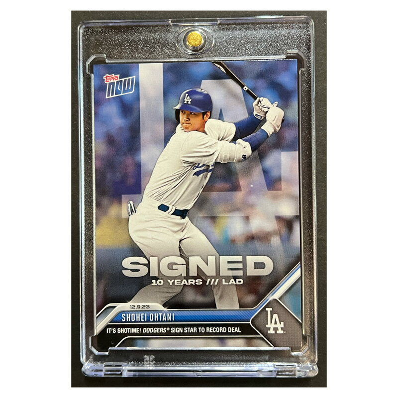 Shohei Ohtani de los Dodgers de Los Ángeles se une a la tarjeta coleccionable 2023 MLB TOPPS NOW Card Los Angeles Dodgers Shohei Ohtani