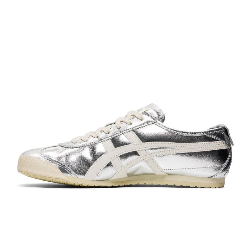 Onitsuka Tiger Mexico 66 Unisex Sneakers Onitsuka Tiger MEXICO 66 Shoes SILVER/OFF WHITE [Parallel Import]