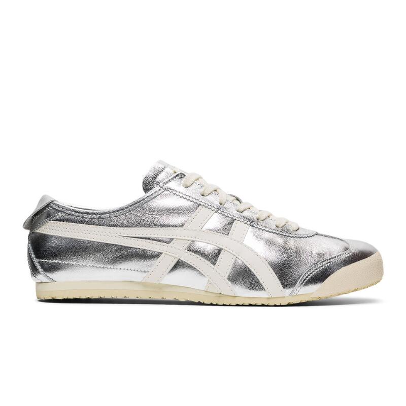 Onitsuka Tiger Mexico 66 Unisex Sneakers Onitsuka Tiger MEXICO 66 Shoes SILVER/OFF WHITE [Parallel Import]