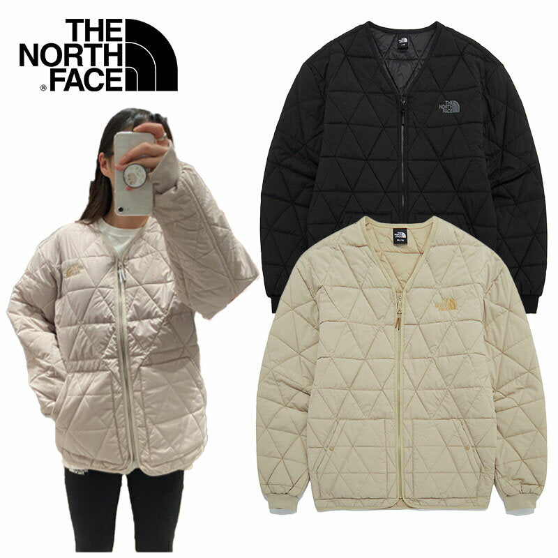 ★Free Shipping★THE NORTH FACE★ NJ3NQ56 M'S GEODOME V CARDIGAN Collarless Jacket Long Sleeve Cardigan Warm Light Down Lightweight Lightweight Layered Women's Men's Short Short Warm New 2024 �