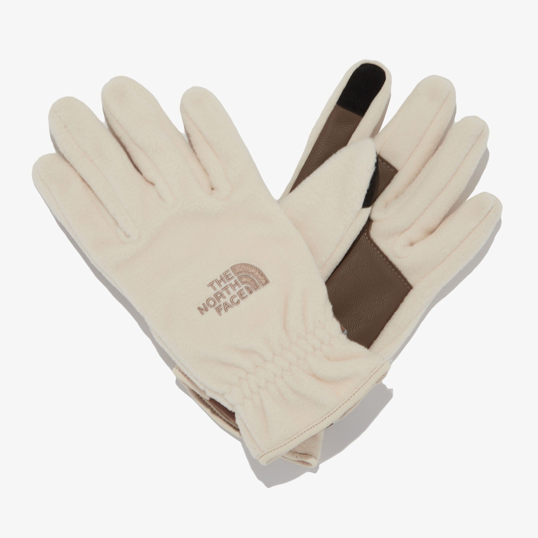 ★Envío gratuito★THE NORTH FACE★NJ3GQ52 UNI FLEECE GLOVE Guantes Elásticos Cálidos Ajuste cálido Suaves Mujeres Hombres Hombres Mujeres Unisex Korea North Face Blanco Leve