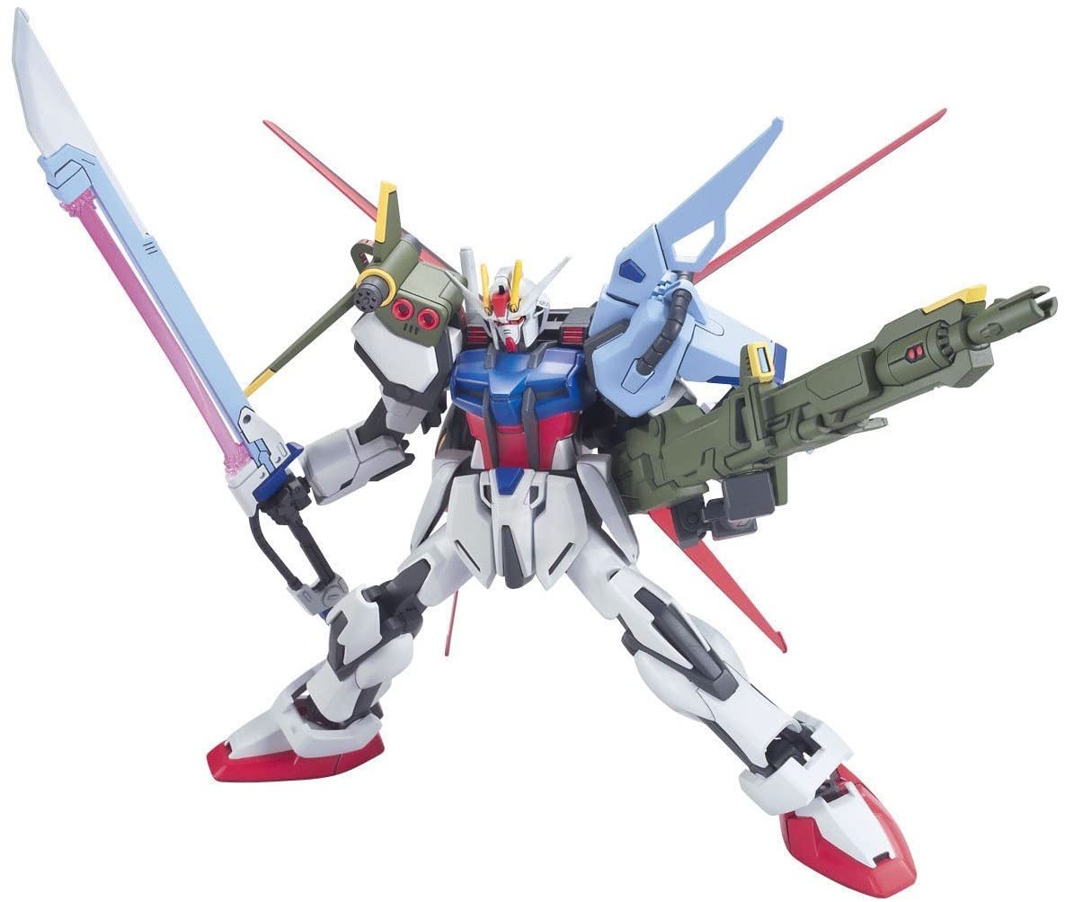 [Nuevo] Envío en 1 semana HG Mobile Suit Gundam SEED R-17 GAT-X105 Perfect Strike Gundam Modelo de plástico codificado por colores a escala 1/144 202448