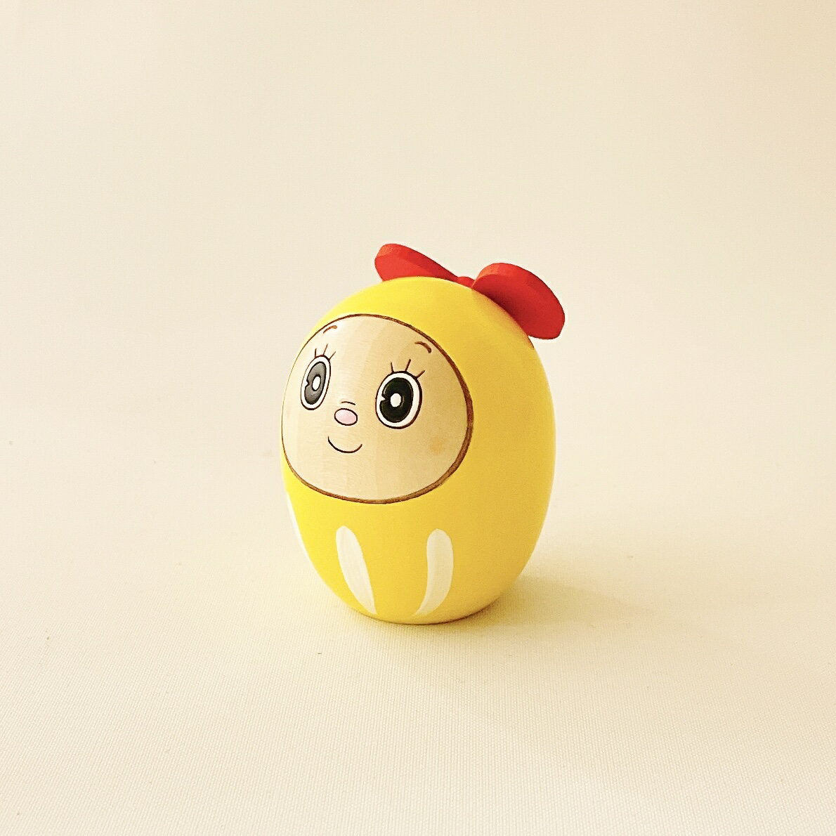 Dorami Dharma [Usaburo Kokeshi] Dorami-chan Fujiko F. Fujio Doraemon Present Interior Ornament Cute Gift Lifestyle Healing Wooden Made in Japan Traditional Crafts Mother's Day Gift Ornament Usaburo �