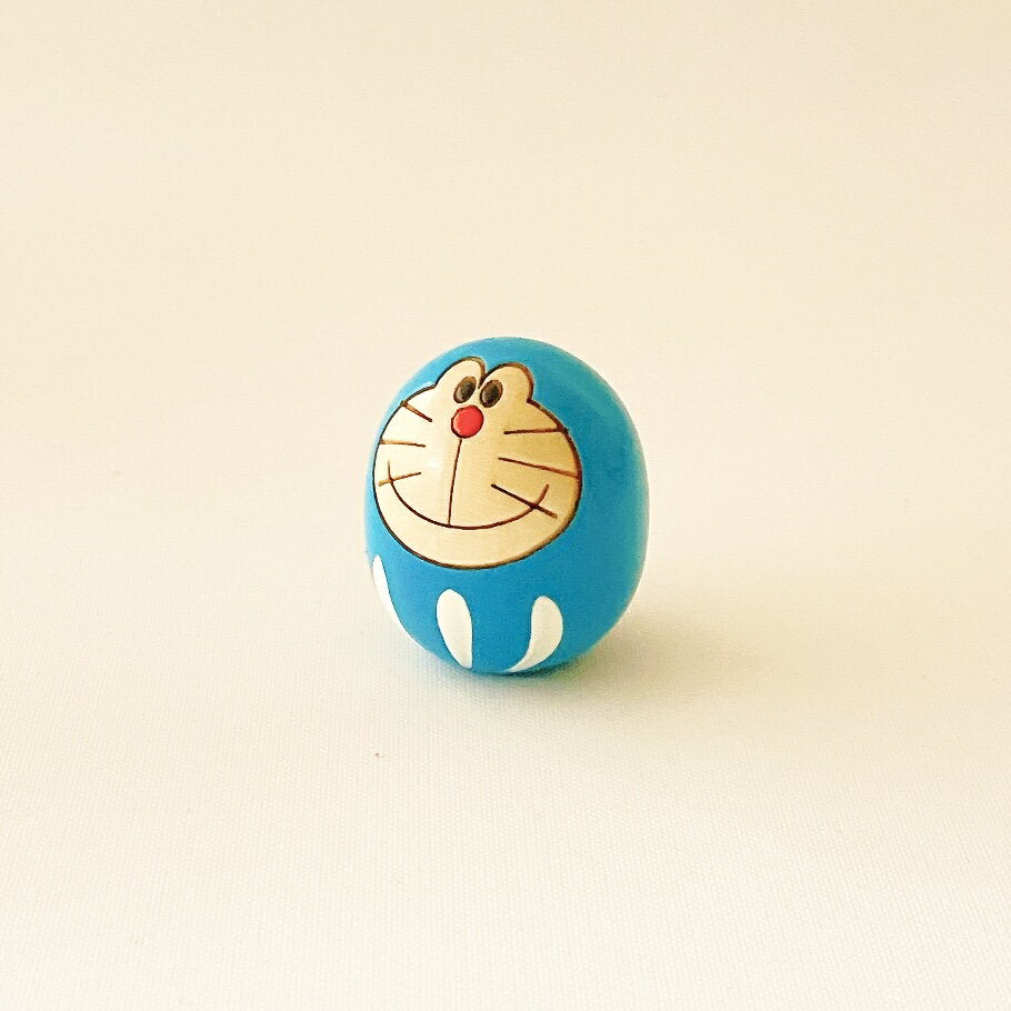 Daruma Doraemon Daruma (bean) [Usaburo Kokeshi] Fujiko F. Fujio Present Gift Home Time Living Stayhome Healing Wooden Made in Japan Traditional Crafts Mother's Day Gift Ornament Usaburo Traditional Kokeshi Gu