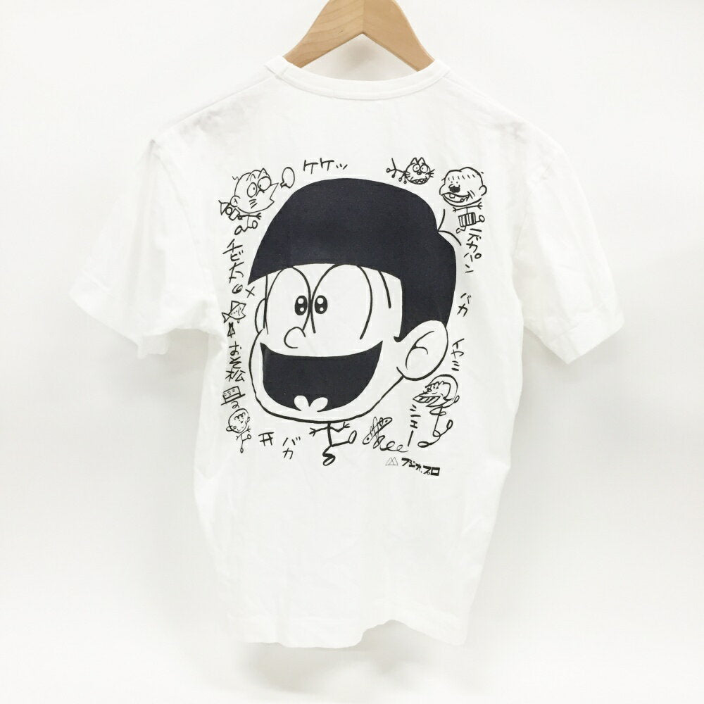 COMME des GARCONS K5th Anniversary Print T-shirt Osomatsu-kun Size: XS Color: White [Used] [125 DM] [Suzuka Co-sold item] [125-240715-06OS]