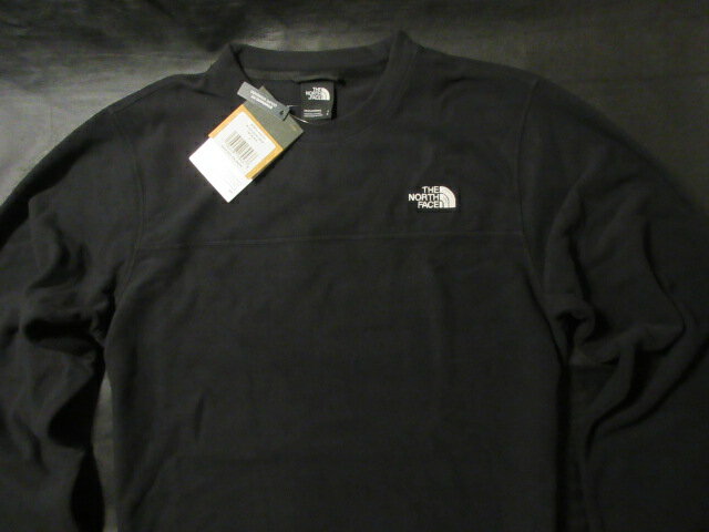 Genuine genuine◆The North Face◆Crew neck fleece TKA GLACIER CREW■Black/White■New, USA only/JK3/THE NORTH FACE/Men's