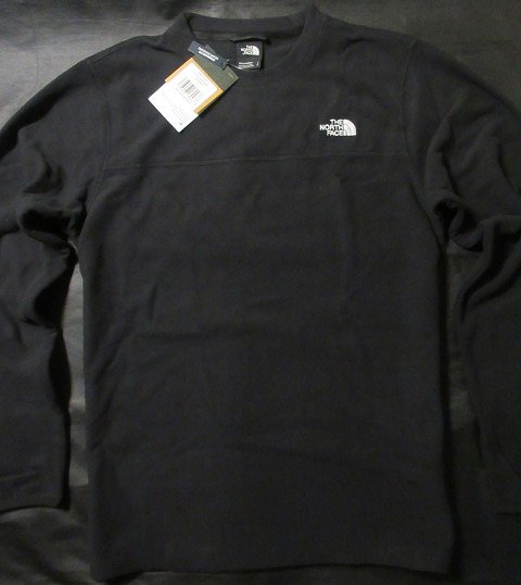 Genuine genuine◆The North Face◆Crew neck fleece TKA GLACIER CREW■Black/White■New, USA only/JK3/THE NORTH FACE/Men's