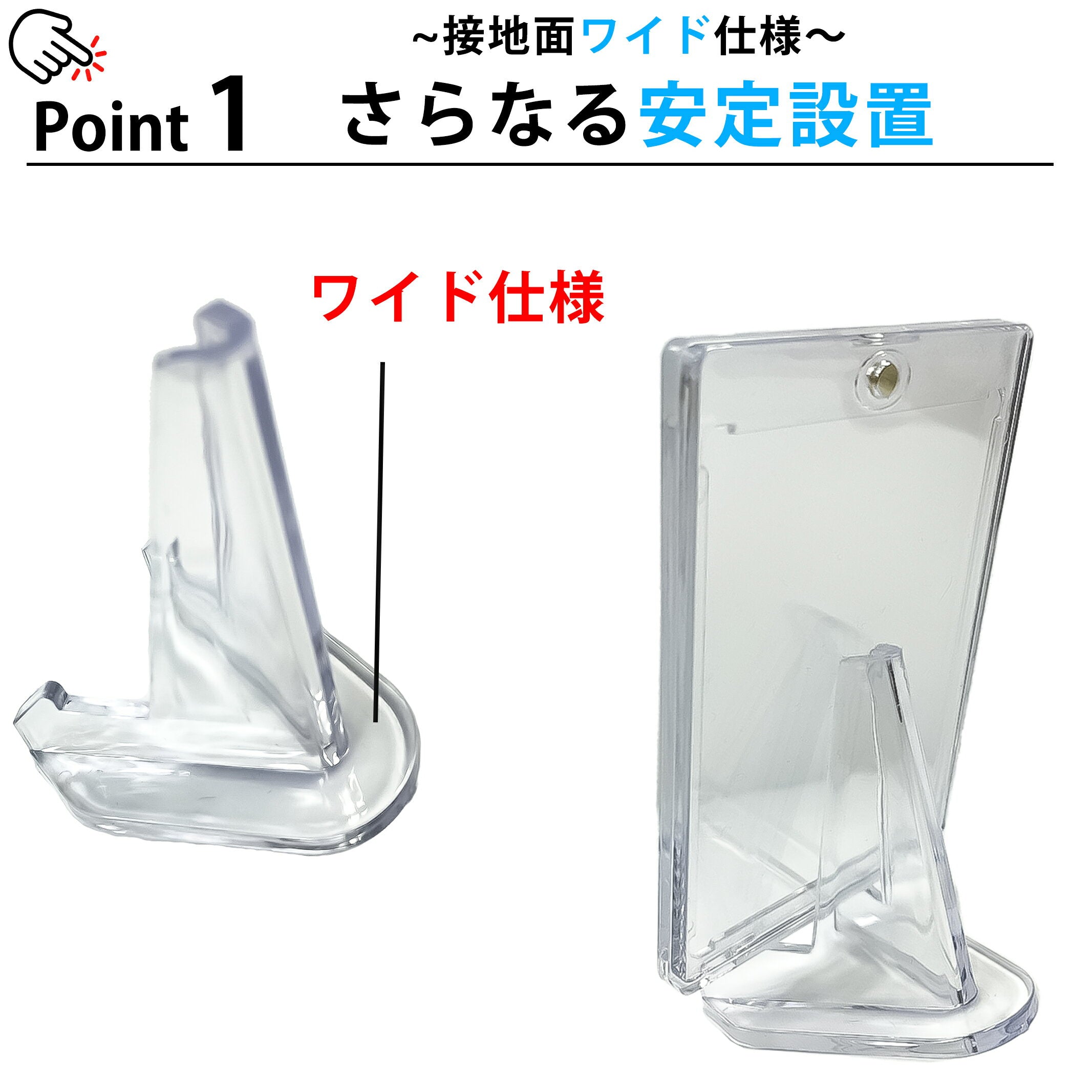 Magnetic loader stand card loader 35PT clear stand trading card trading card case Pokemon card case loader Yu-Gi-Oh! One Piece car