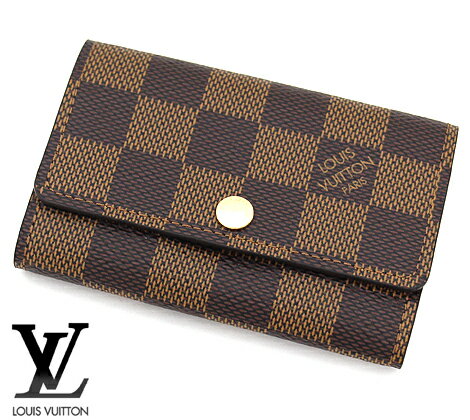 LOUIS VUITTON N62630 Damier Multicle 6 6-key case for both men and women, new gift [Free shipping]