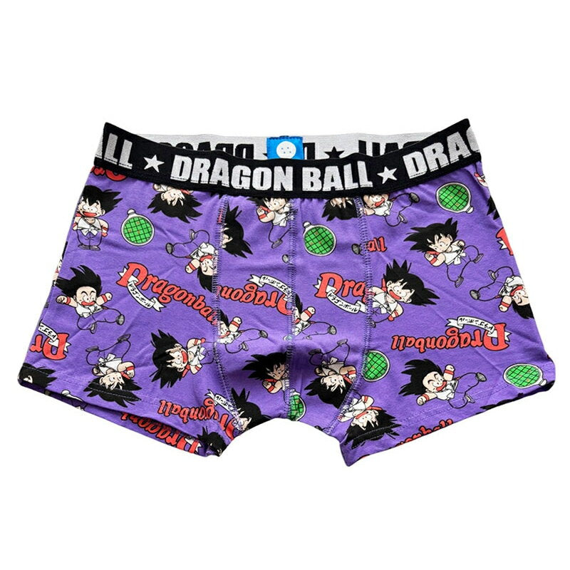 [Free shipping by mail purchase of 3 pants] Dragon Ball Goku and Logo Boxer Shorts XL PU TE1406 Underwear Gift Unisex Men's Women's Low Rise Cotton Blend Cotton Front Closed Character Anime