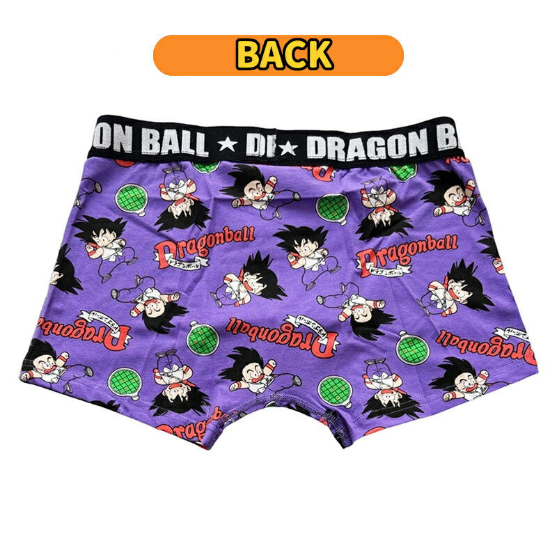 [Free shipping by mail purchase of 3 pants] Dragon Ball Goku and Logo Boxer Shorts XL PU TE1406 Underwear Gift Unisex Men's Women's Low Rise Cotton Blend Cotton Front Closed Character Anime