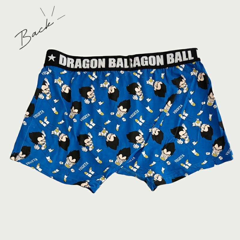 [Free shipping by mail purchase] Dragon Ball DAIMA Vegeta Mini All-over Pattern Boxer Shorts L TE1597 Underwear Gift Unisex Men's Women's Low Rise Cotton Blend Cotton Front Closed Character A