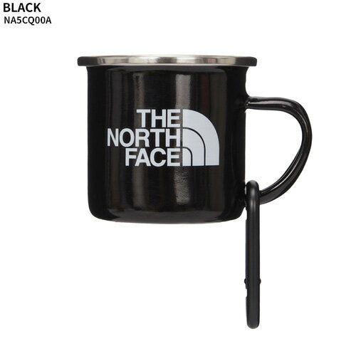 [Limited time only 10% OFF] THE NORTH FACE Cup TNF ENAMEL CUP MINI NA5CQ00 NA5CQ01 ☆ Cup Enamel Cup Enamel Coating Mug Kitchen Tableware Carabiner included BBQ BBQ Korea North