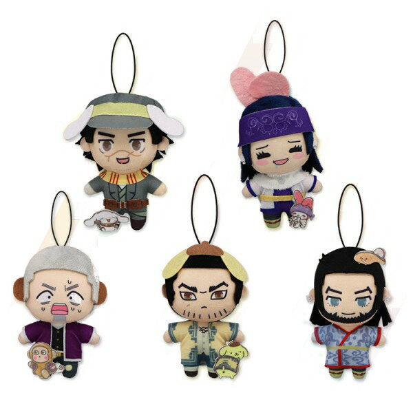 [Artículo único en conjunto de 5 tipos] ■ Golden Kamuy x Sanrio Characters Petit Maskotto Ichi