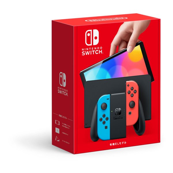 [Cupón de cantidad limitada de Super OFERTA disponible. ¡Inscríbete el día 10 y obtén 1 punto de vuelta por 1 de cada 2 personas!] Nintendo Nintendo Nintendo Switch Modelo EL orgánico Azul neón/Rojo neón HEG-S-KABAA (2520780) Envío gratis