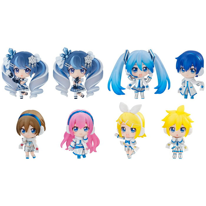 Free Shipping BANDAI Candy SNOW MIKU COLLECTION 2025 8 Pieces Box Box Bandai Candy Toy Hatsune Miku Yuki Miku KAITO MEIKO Megurine Luka Kagamine Rin Kagamine Ren Piapro Deformed Figure Character Goods Here