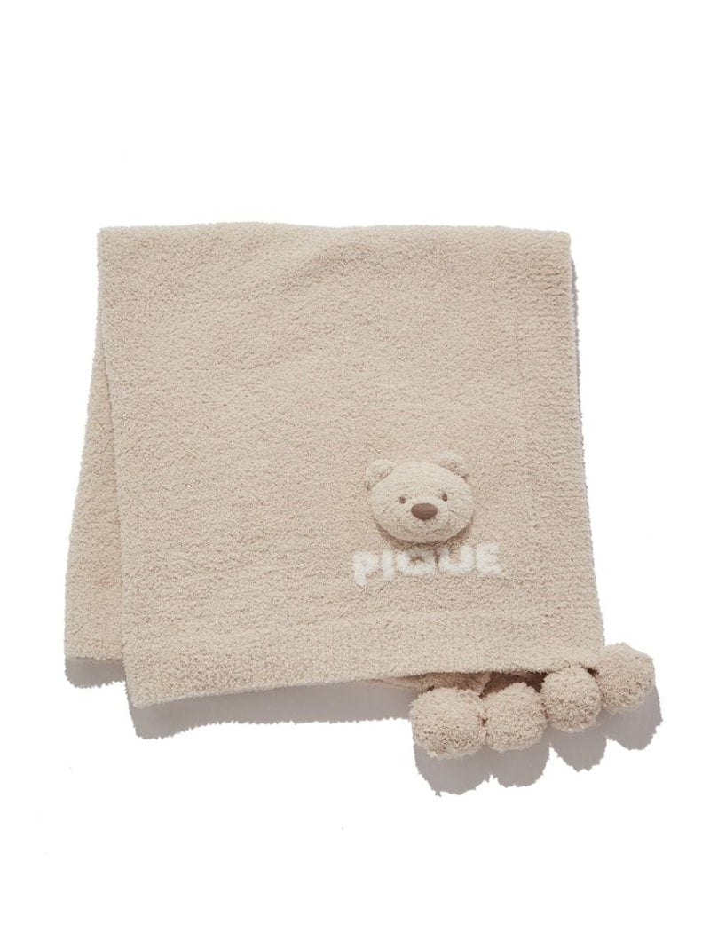 [ONLINE exclusive colors available] [KIDS] Powder Bear Blanket gelato pique fashion goods other fashion goods pink white [Free shipping] [Rakuten Fashion]