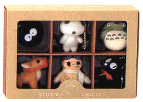 Studio Ghibli Collection Ghibli Collection 6-type BOX set [Ready to ship] Ball chain mascot Plush mascot Gigi Porco Yackle Totoro Gift Small gift