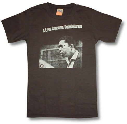 [Reabastecido a fines de marzo] [Envío los sábados y domingos] John Coltrane Supreme A Love Supreme Camiseta de rock para hombre y mujer Camiseta de banda bny Gris carbón