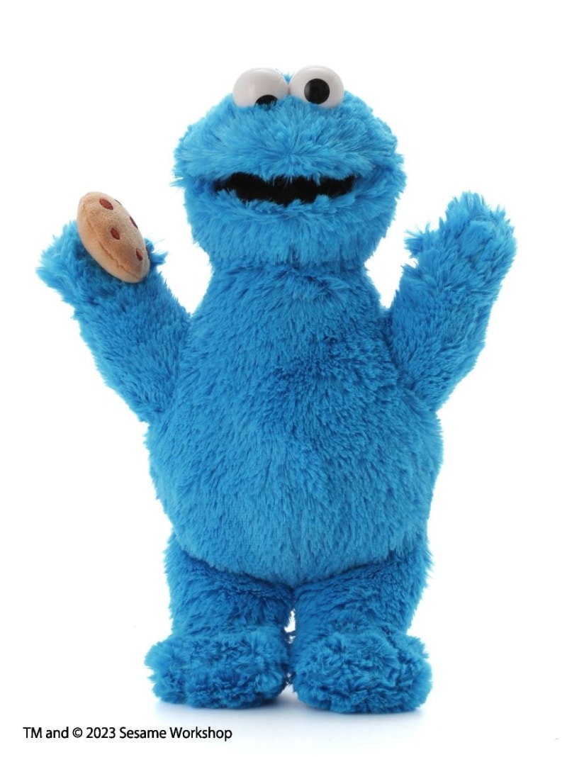 Plush S Cookie Monster SESAME STREET MARKET Sesame Street Market Interior and Household Goods Toys, Games and Figures Blue [Rakuten Fashion]