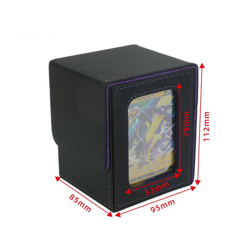 [10% off with coupon] Free shipping Trading card case Deck case 100 storage storage box card case Magnetic loader Poke card Yu-Gi-Oh! Duel Masters TCG Portable Trading Card �