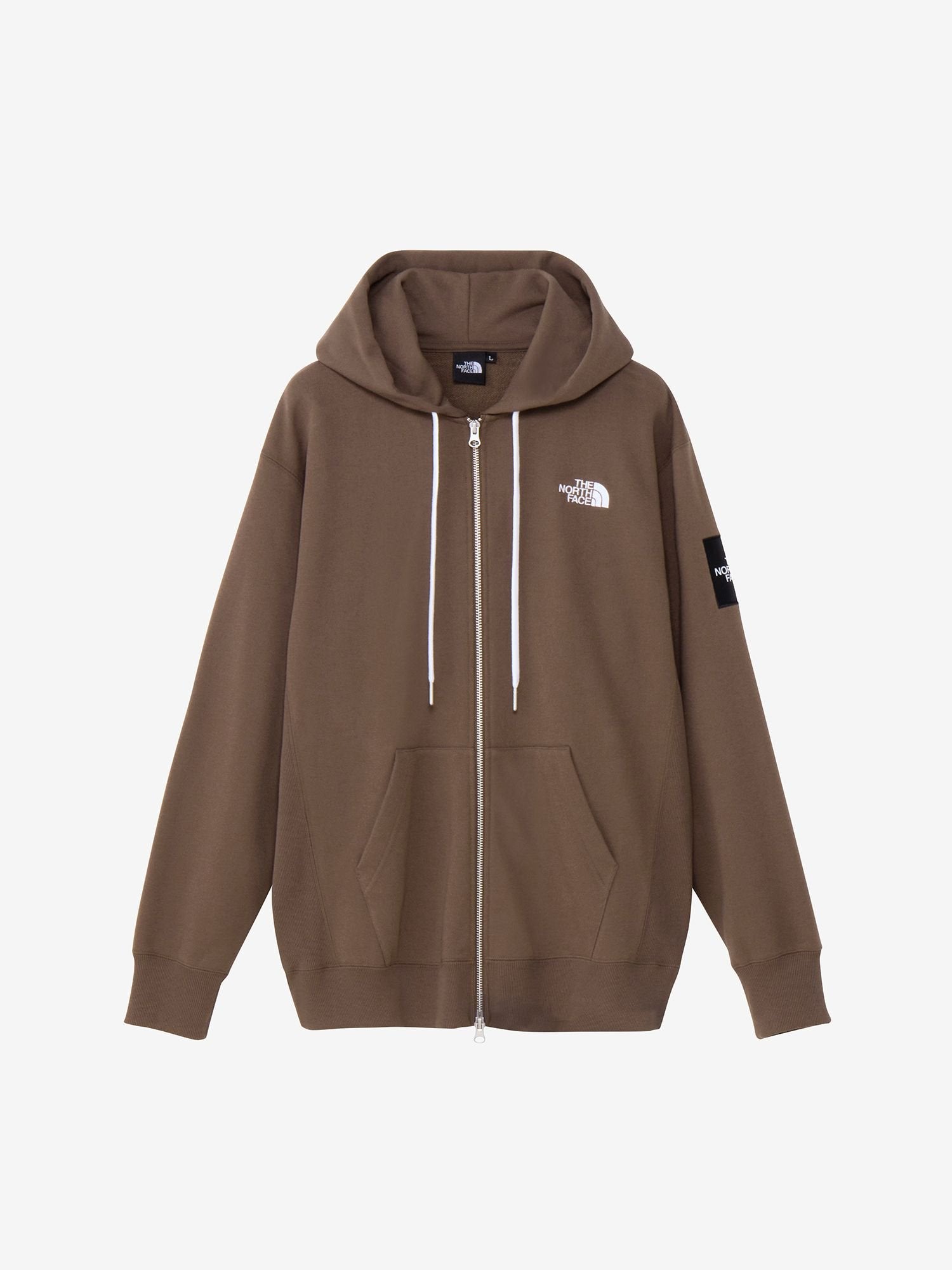 THE NORTH FACE Square Logo Full Zip (Unisex) The North Face Tops Sweatshirts and Sweatshirts Gray Black Blue Brown [Free Shipping]