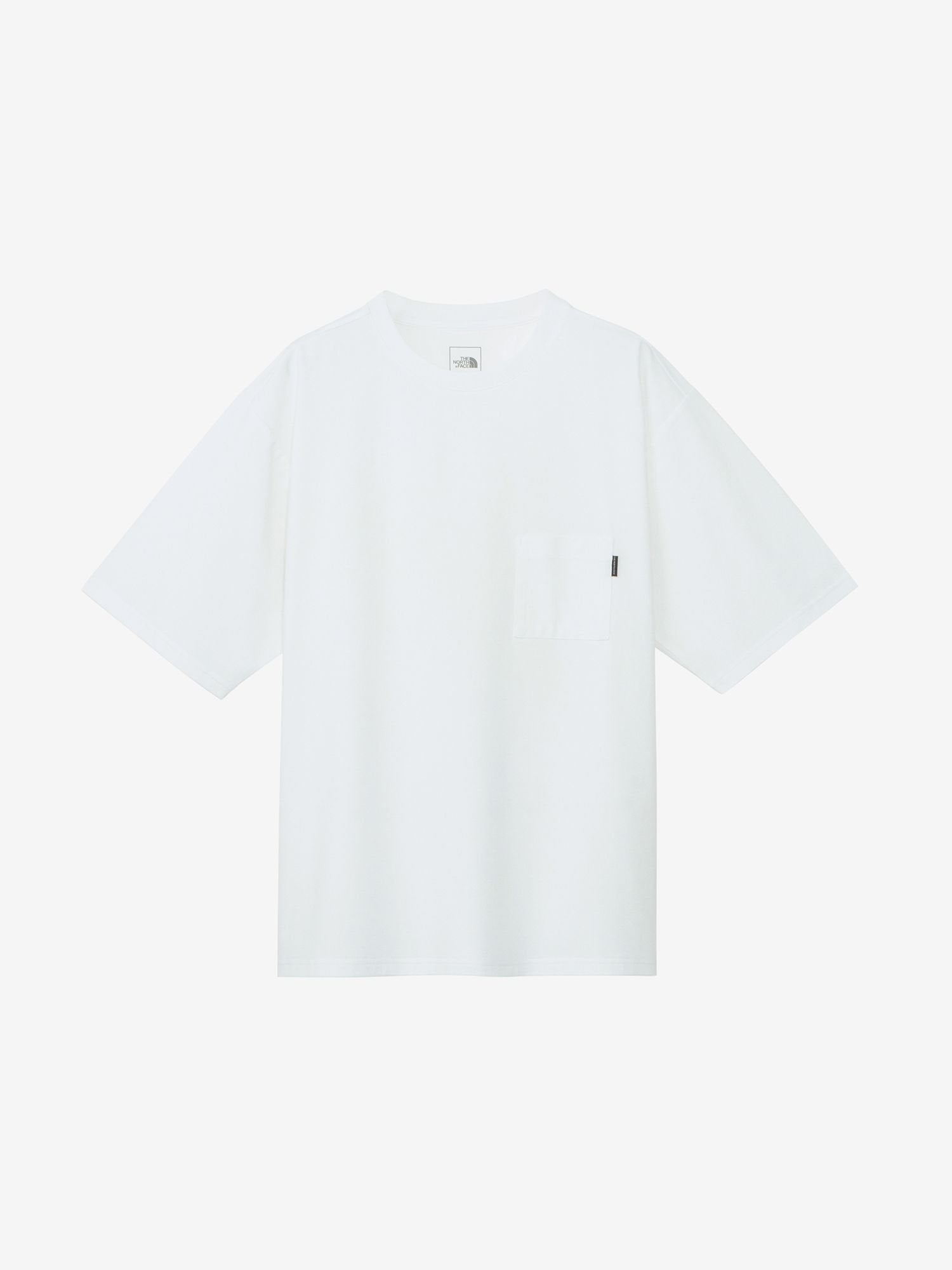 THE NORTH FACE Short Sleeve Airy Pocket Tee (Men's) The North Face Tops Cut and Sew T-Shirt White Black [Free Shipping]