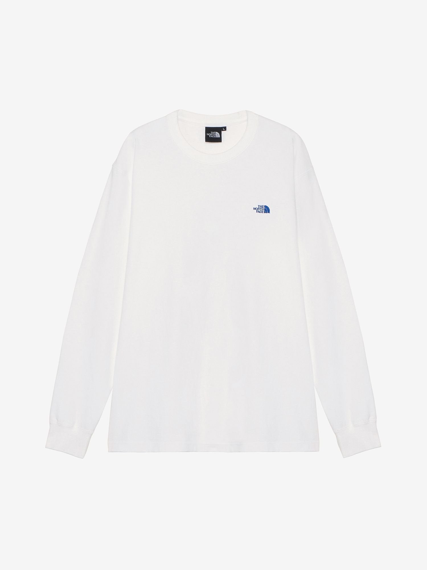 [SALE/30% OFF] THE NORTH FACE Long Sleeve Nuptse Cotton Tea (Men's) The North Face Tops Cut and Sew T-Shirt White Black [Free Shipping]