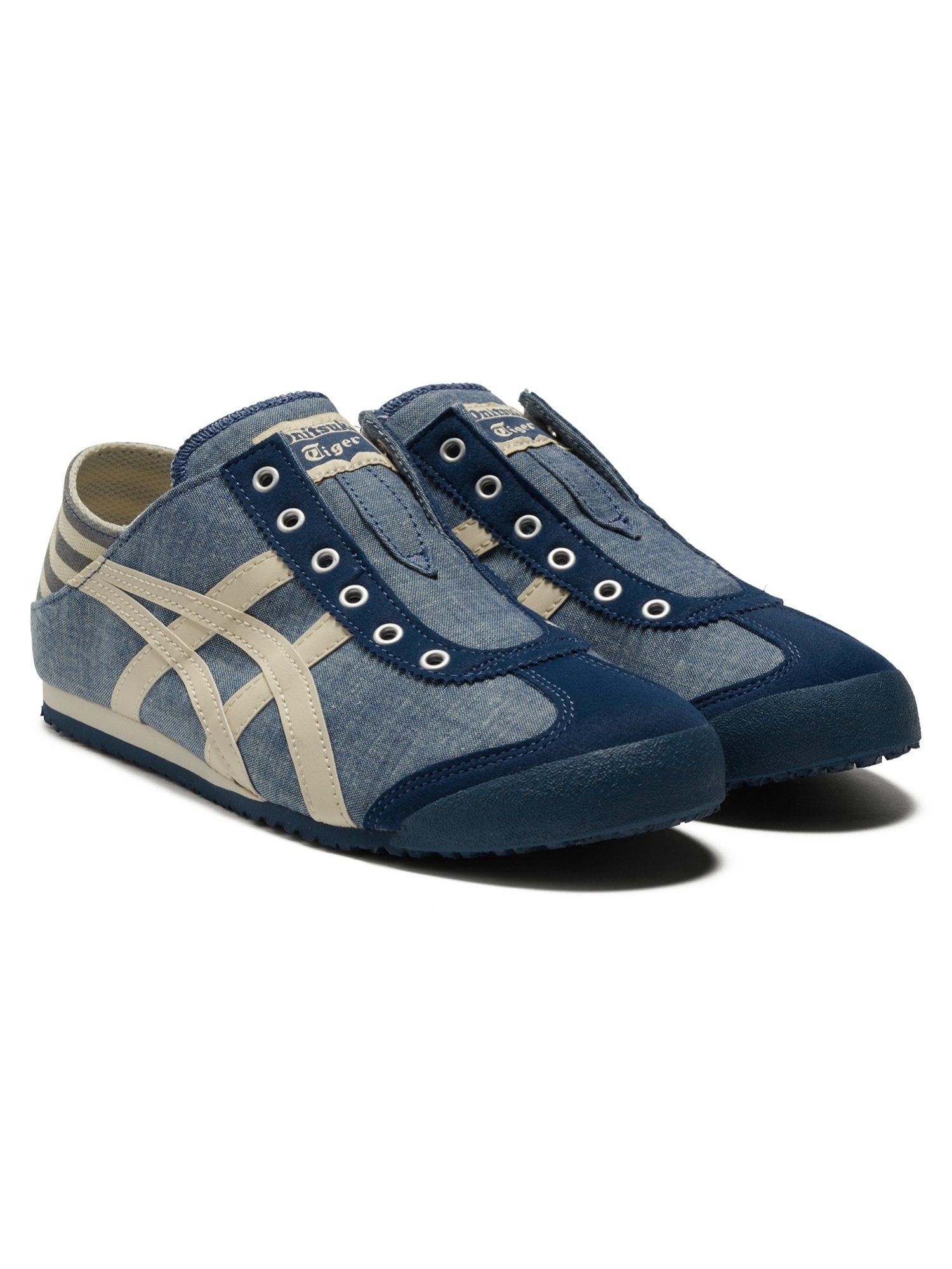 Onitsuka Tiger (U) [Official Shop] MEXICO 66 PARATY Onitsuka Tiger Shoes and Shoes Sneakers Blue Beige [Free Shipping]